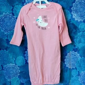 Gerber 0-6 months pink pajamas